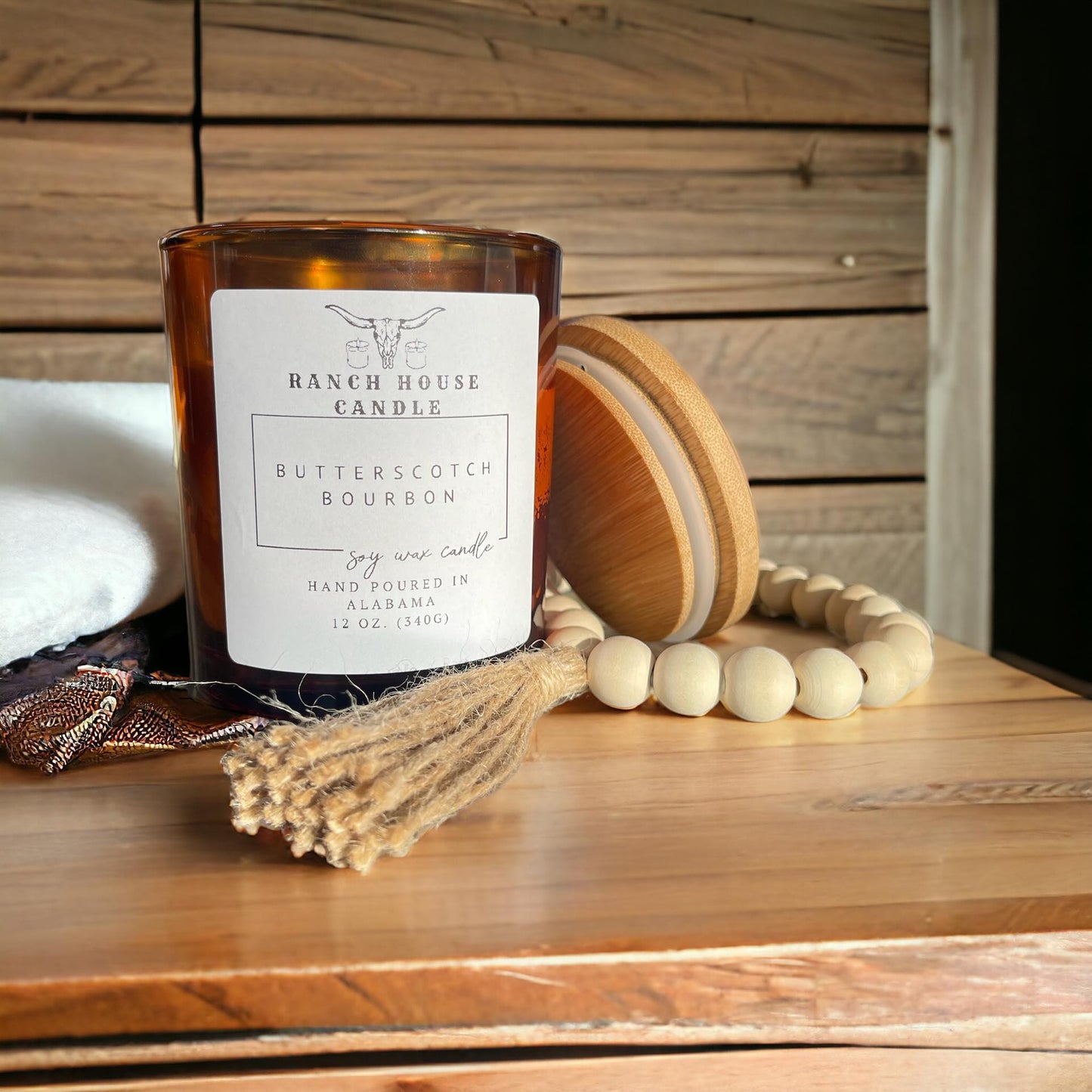 Butterscotch Bourbon Candle LMDS